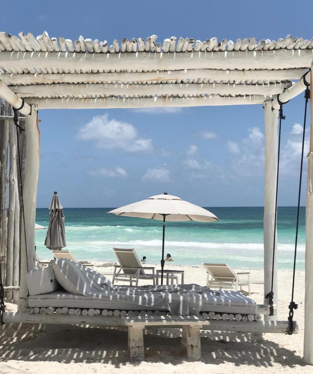 Hôtel Playa Mambo Eco Cabanas à Tulum Extérieur photo