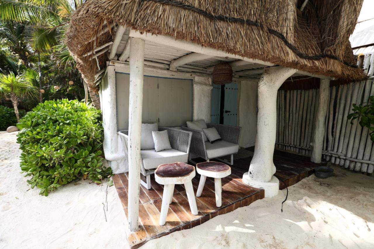 Hôtel Playa Mambo Eco Cabanas à Tulum Extérieur photo