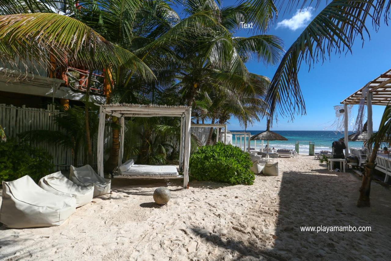 Hôtel Playa Mambo Eco Cabanas à Tulum Extérieur photo