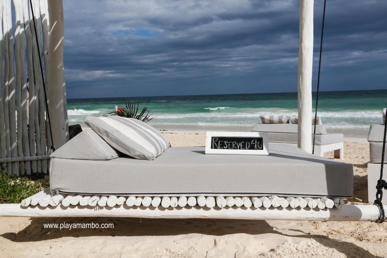 Hôtel Playa Mambo Eco Cabanas à Tulum Extérieur photo
