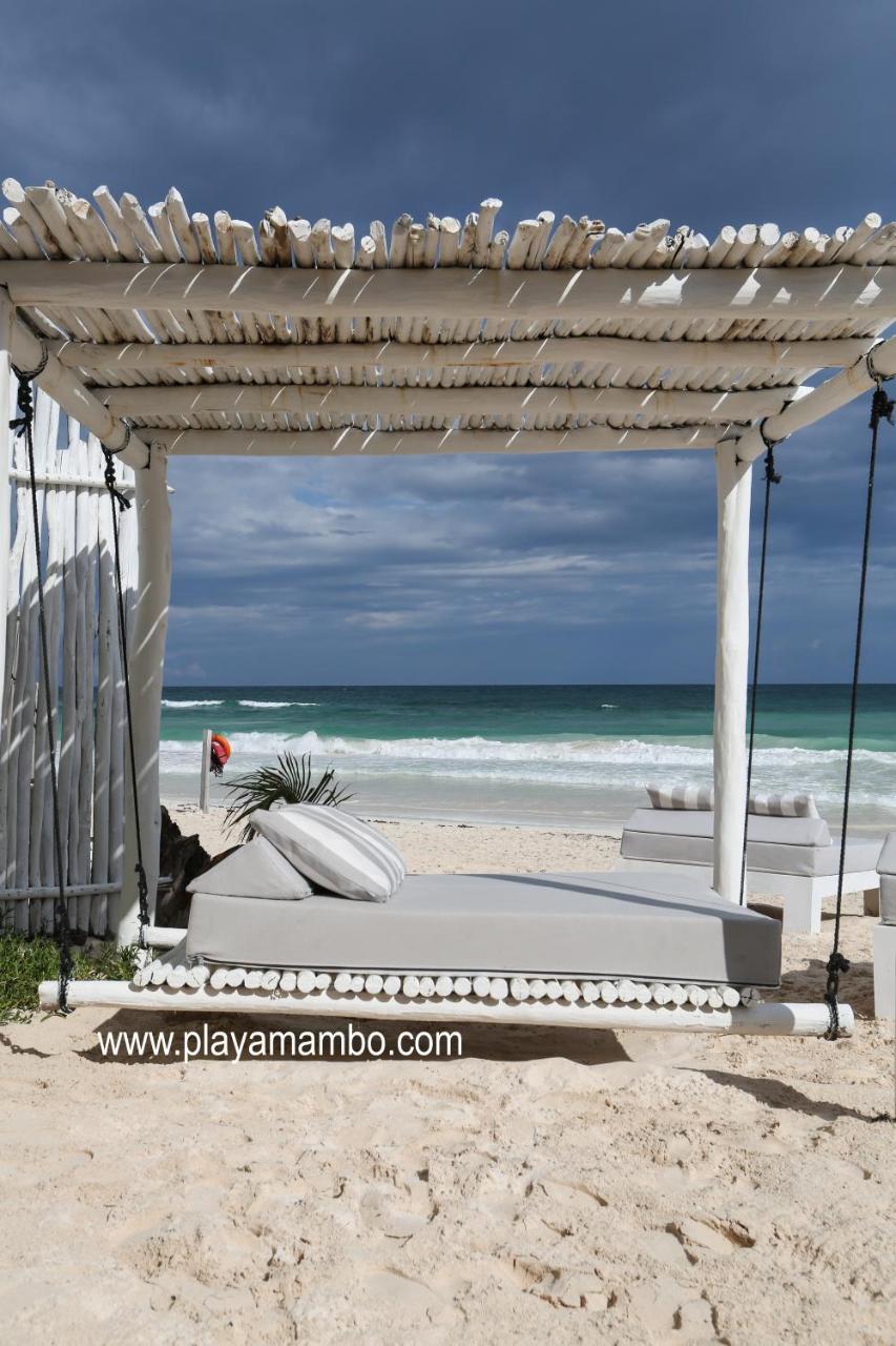 Hôtel Playa Mambo Eco Cabanas à Tulum Extérieur photo