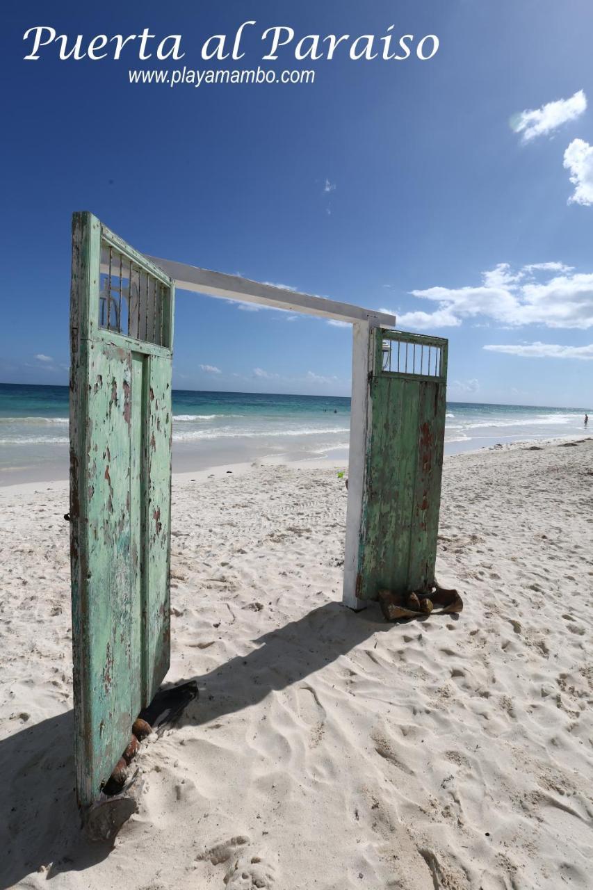 Hôtel Playa Mambo Eco Cabanas à Tulum Extérieur photo