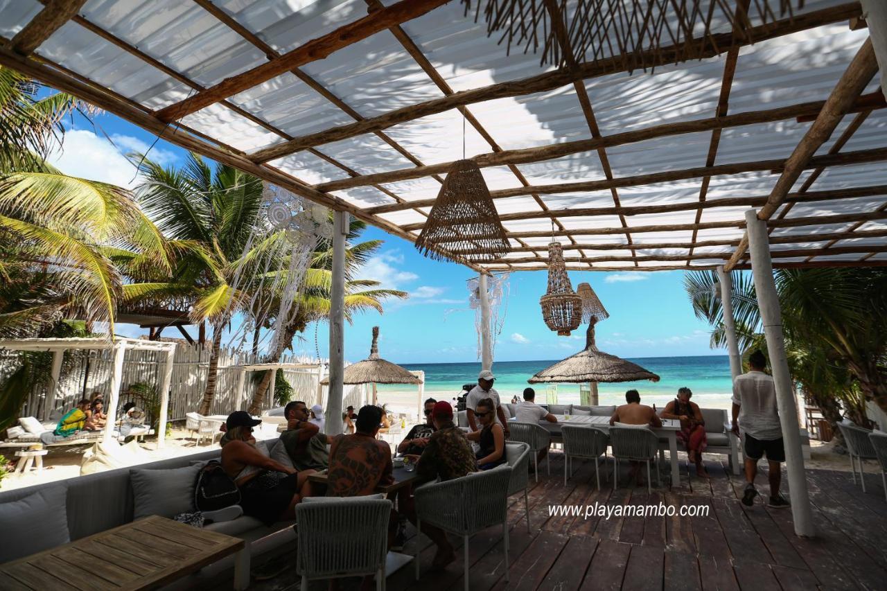 Hôtel Playa Mambo Eco Cabanas à Tulum Extérieur photo