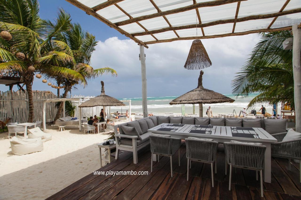 Hôtel Playa Mambo Eco Cabanas à Tulum Extérieur photo