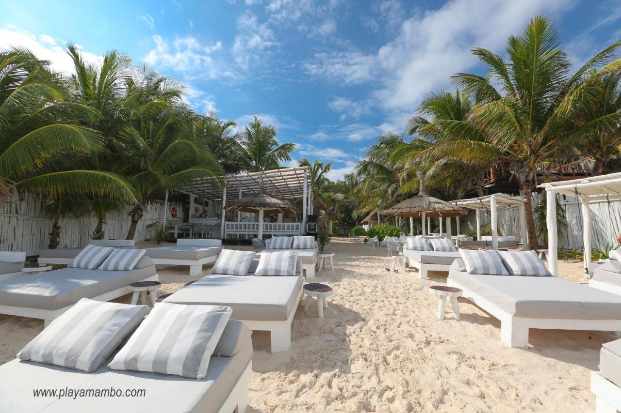 Hôtel Playa Mambo Eco Cabanas à Tulum Extérieur photo