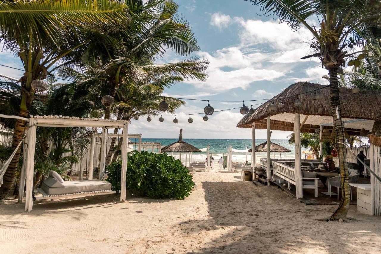 Hôtel Playa Mambo Eco Cabanas à Tulum Extérieur photo