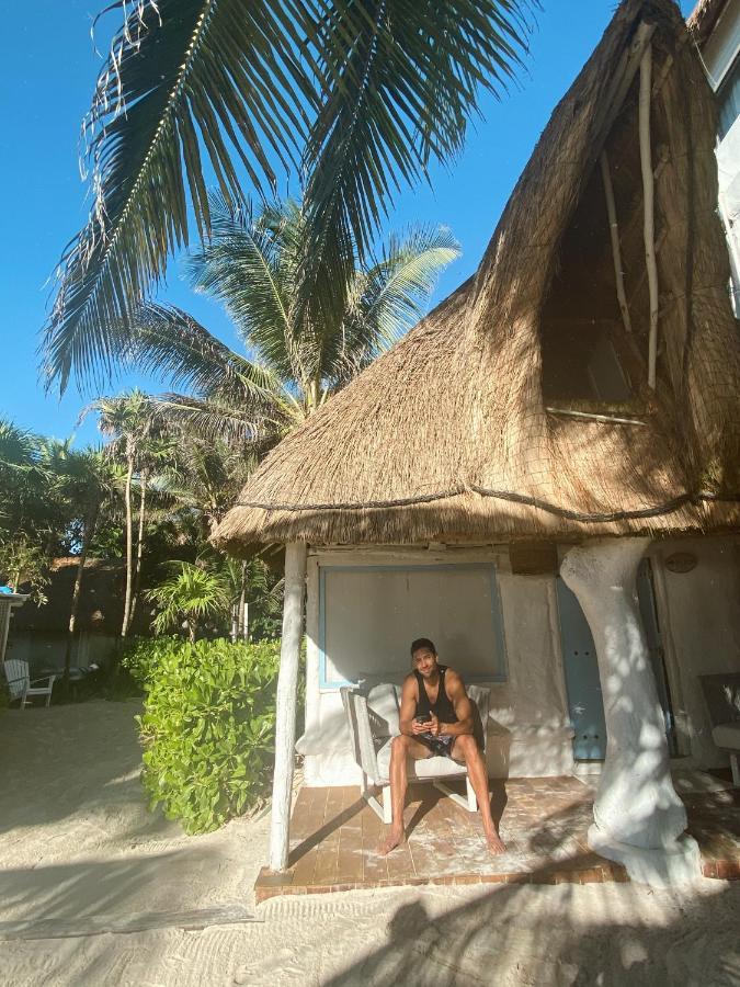 Hôtel Playa Mambo Eco Cabanas à Tulum Extérieur photo