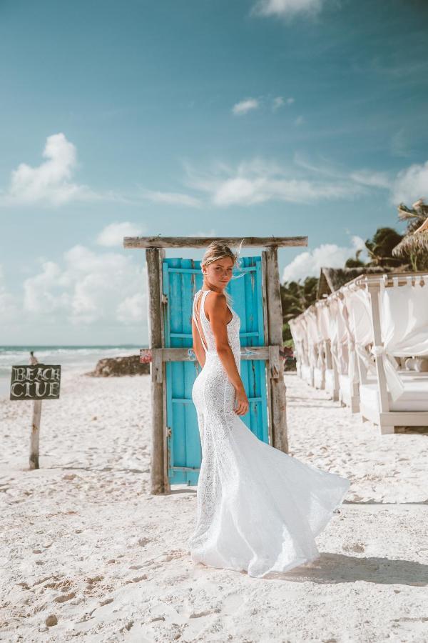 Hôtel Playa Mambo Eco Cabanas à Tulum Extérieur photo